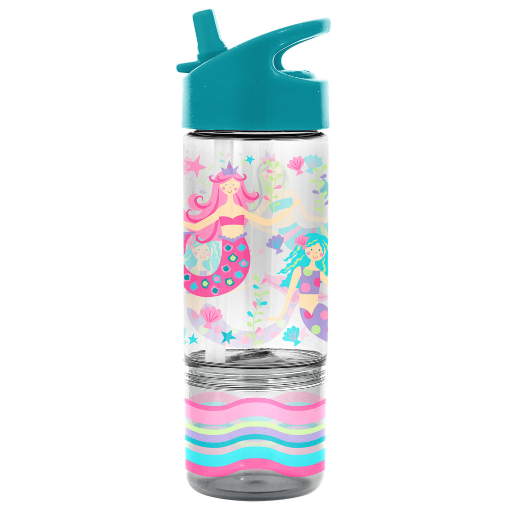 Stephen Joseph Sip and Snack Flip Top Bottle Mermaid