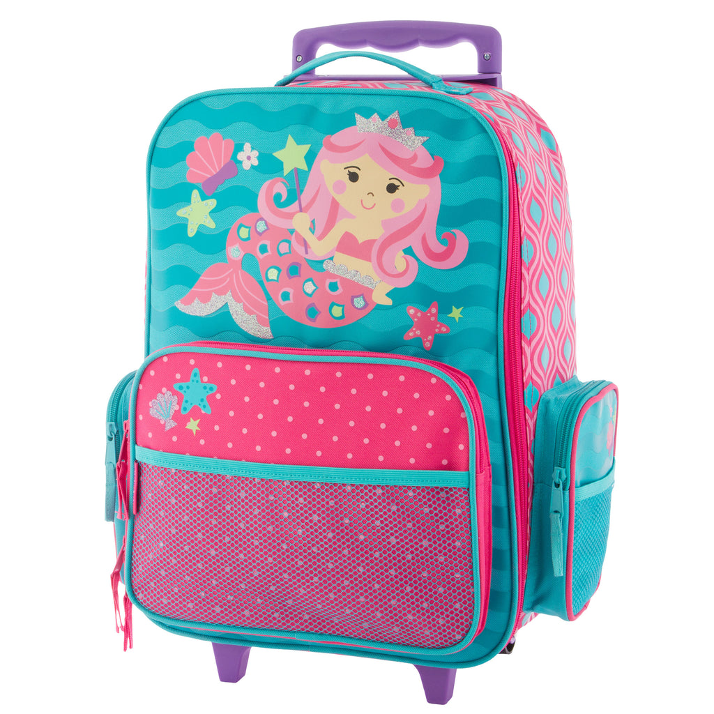 Stephen Joseph Rolling Luggage Mermaid