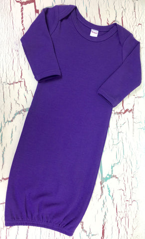 Infant Gown - Purple