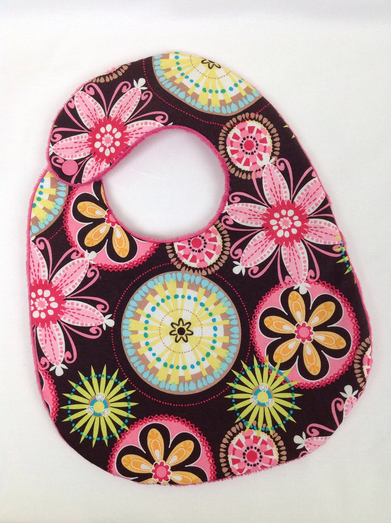 Carnival Bloom in Brown Bib