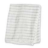 Lulujo Baby™ Grey Messy Stripe Muslin Cotton Swaddling Blanket by Mary Meyer