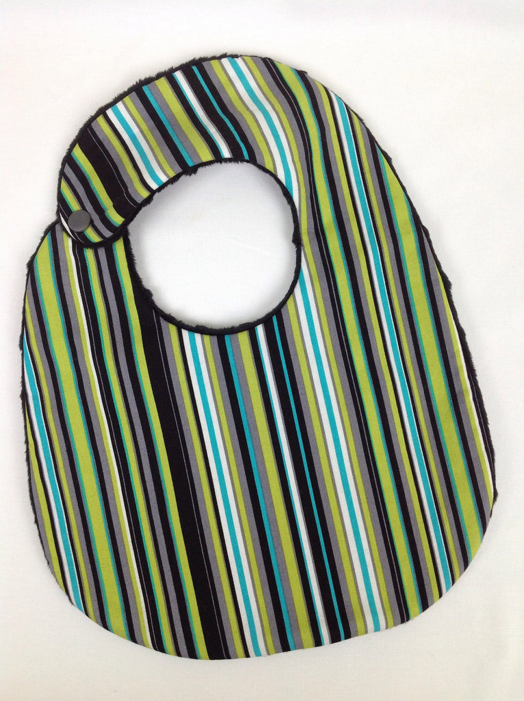 Lagoon Stripe Bib