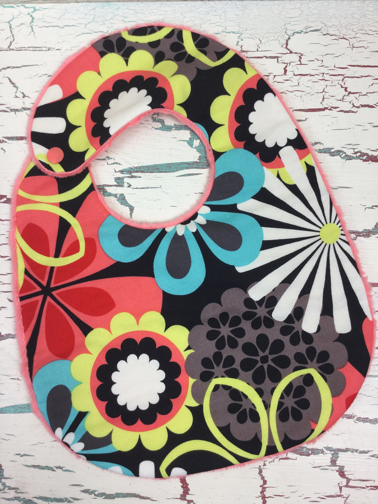 Flower Shower Clementine Bib