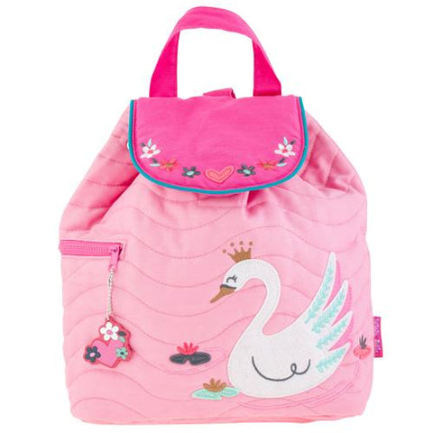 Stephen Joseph Quilted Backpack Swan