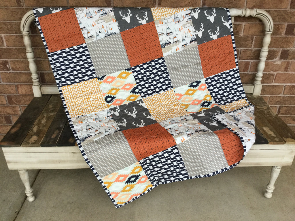 Indian Summer Baby Quilt
