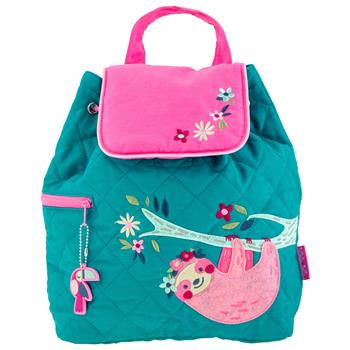 Stephen Joseph Quilted Backpack Sloth
