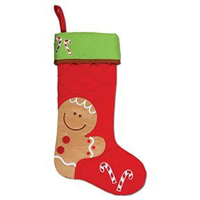 Stephen Joseph Christmas Stocking Gingerbread