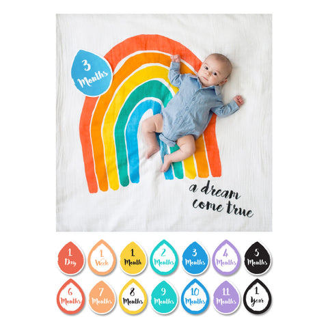 Lulujo Baby™ “A Dream Come True” Baby's First Year Blanket & Cards Set by Mary Meyer