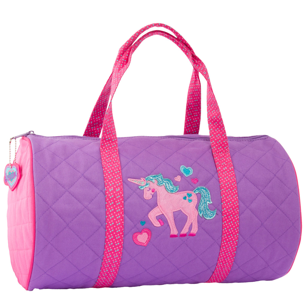 Stephen Joseph Quilted Duffle Unicorn