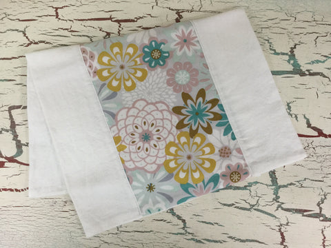 Pandemonium Floral Burp Cloth