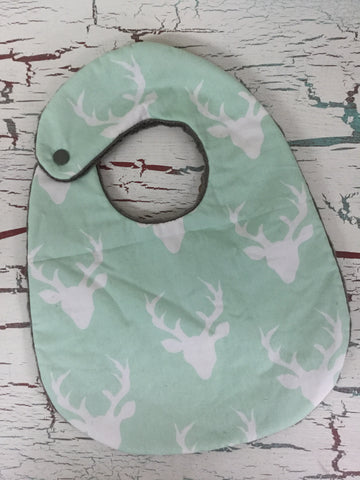 Buck Forest in Mint Bib
