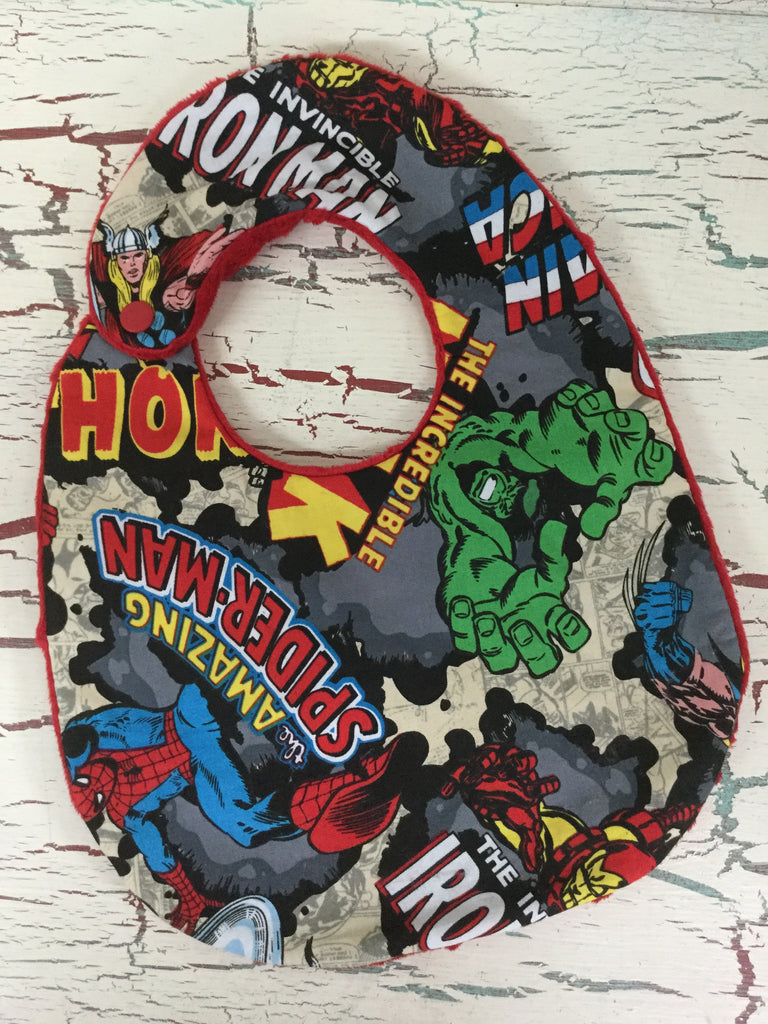 Superheros Bib