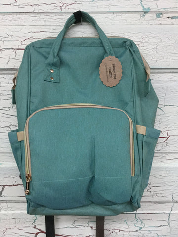 Backpack Diaper Bag - Seafoam