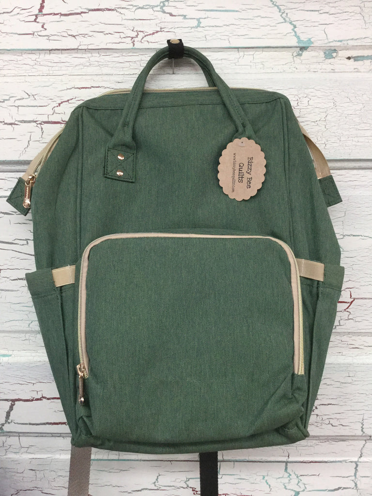 Backpack Diaper Bag - Green