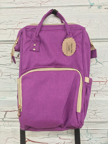 Backpack Diaper Bag - Berry