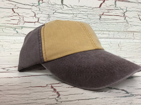 Adams Spinnaker Cap Espresso/Mustard