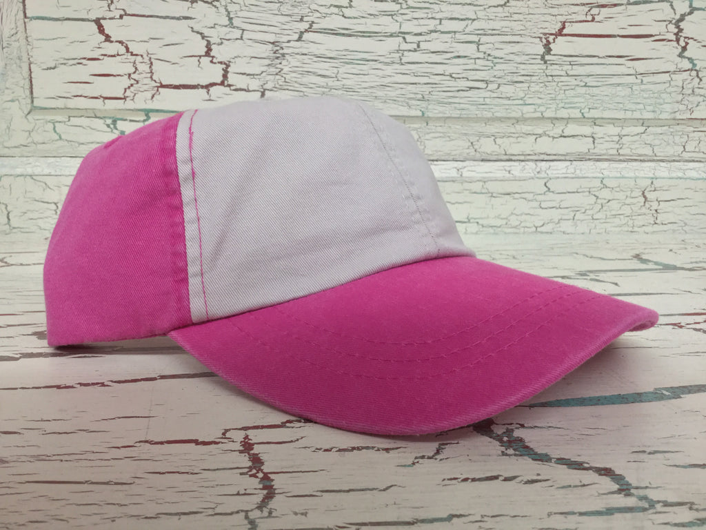 Adams Spinnaker Cap Neon Pink/Ivory