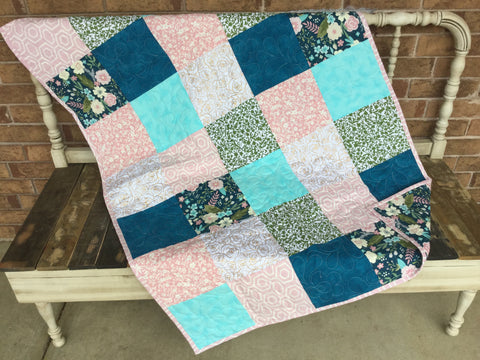 Lainsville Floral Baby Quilt