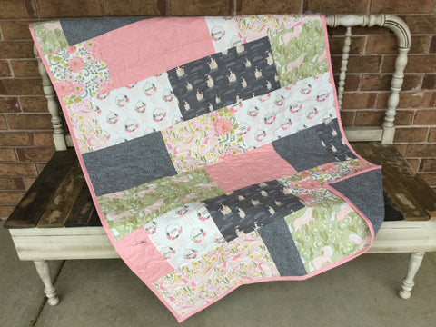 Floral Fable Baby Quilt