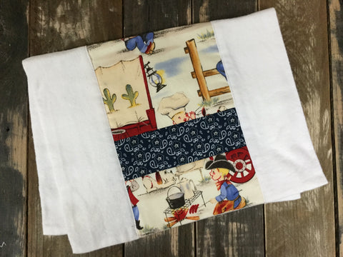 Lil Cowpokes Burp Cloth