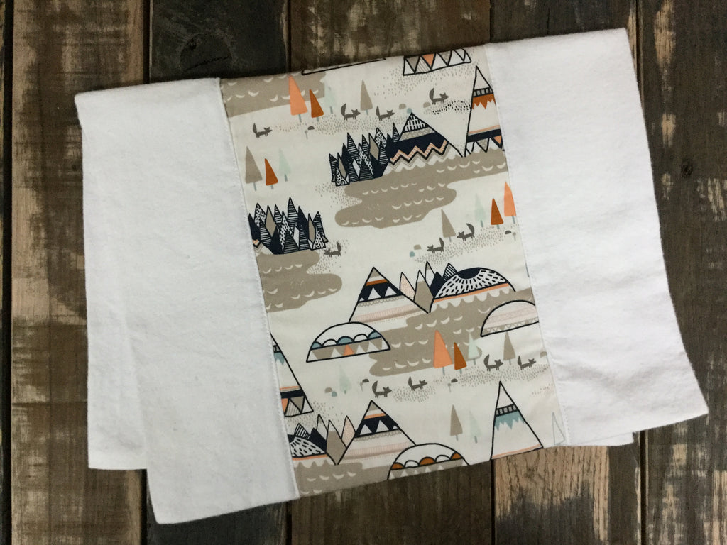 Indian Summer Burp Cloth