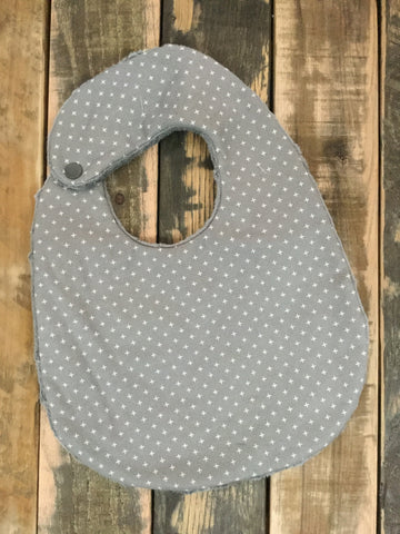 Mini Plus Gray Bib