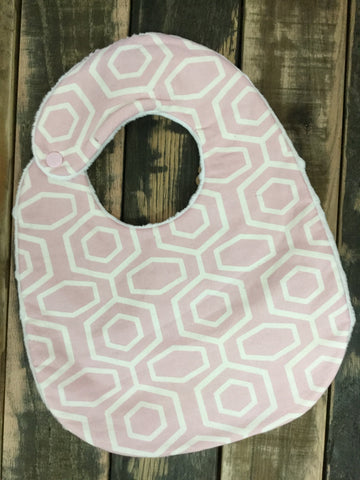 Pink Geometric Bib