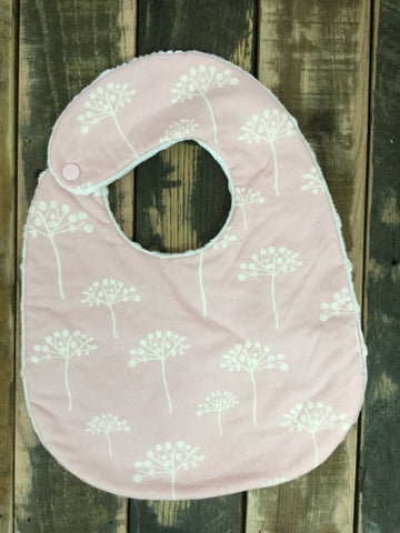 Pink Dandelion Bib