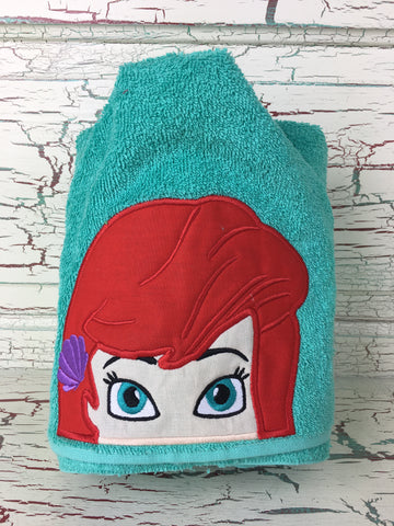 Hooded Bath Towel Mermaid