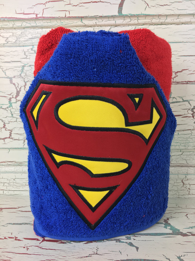 Hooded Bath Towel Super Hero Man