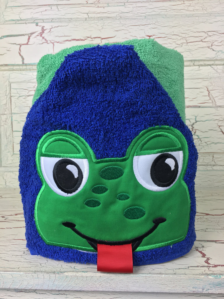 Hooded Bath Towel Frog Boy