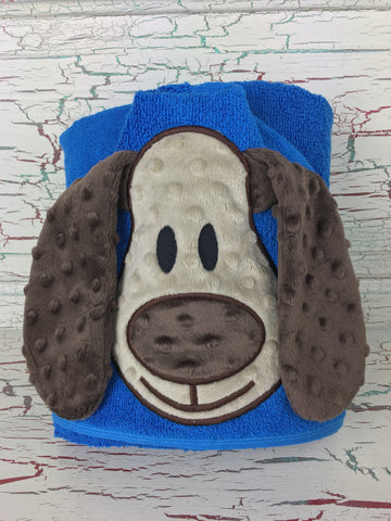 Hooded Bath Towel Puppy Boy