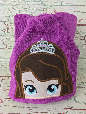 Hooded Bath Towel Amulet Princess