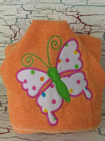Hooded Bath Towel Butterfly