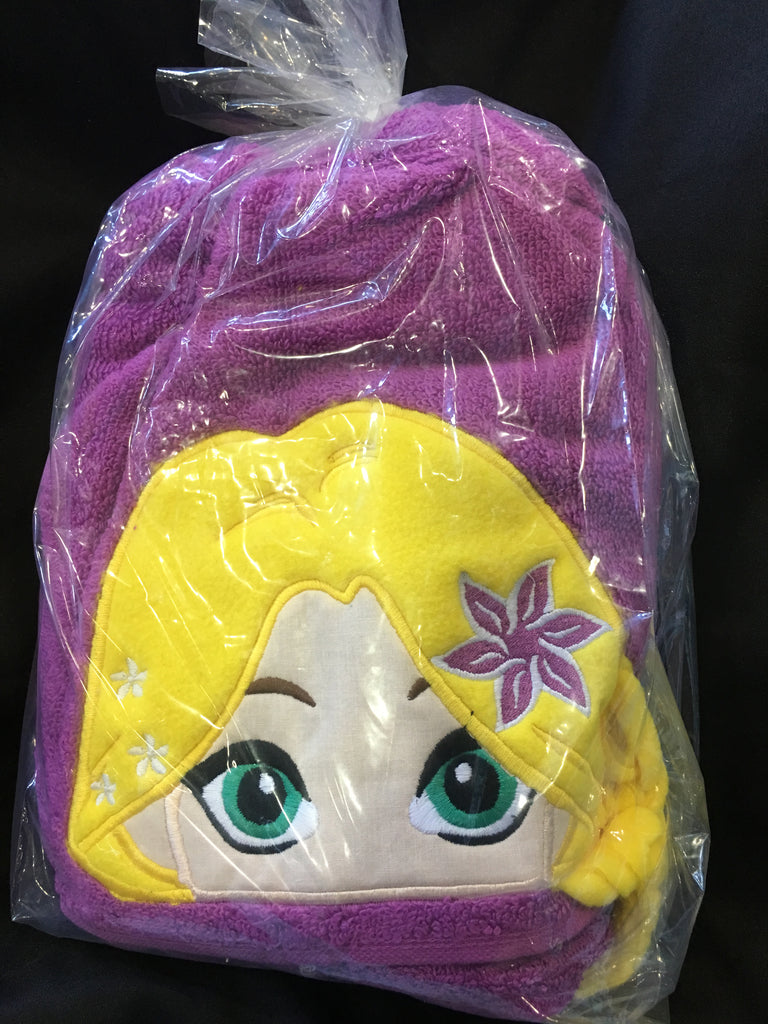 Hooded Bath Towel Long Haired Princess