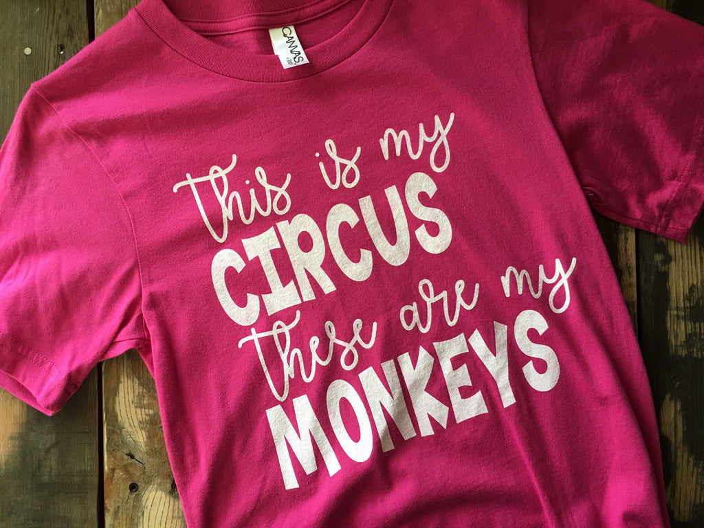 This is my Circus Short Sleeved Crew Neck Adult T-Shirt