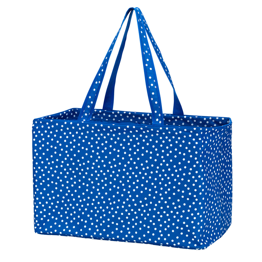 Wholesale Boutique Ultimate Tote Royal Blue Scattered Dot