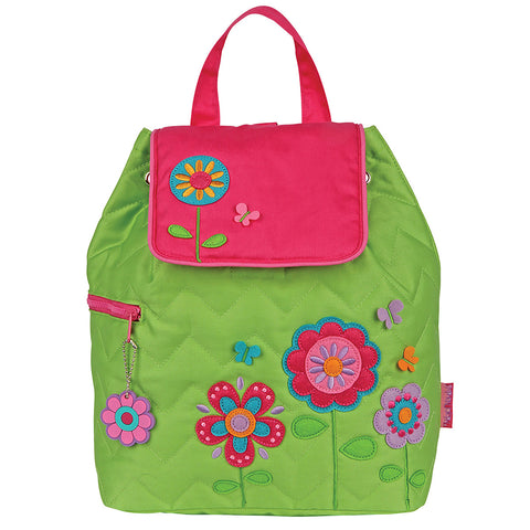 Stephen Joseph Quilted Backpack Flower