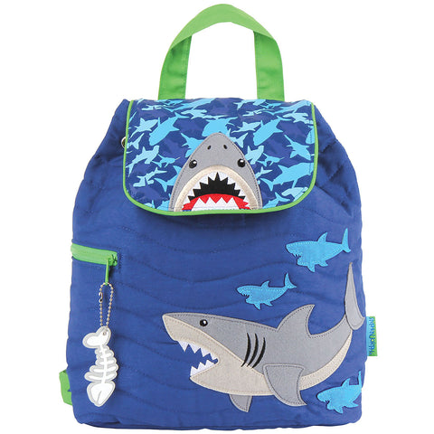 Stephen Joseph Quilted Backpack Shark