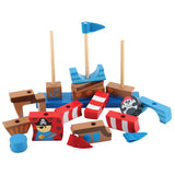 Stephen Joseph Timeless Toys Wooden Stacking Set Pirate