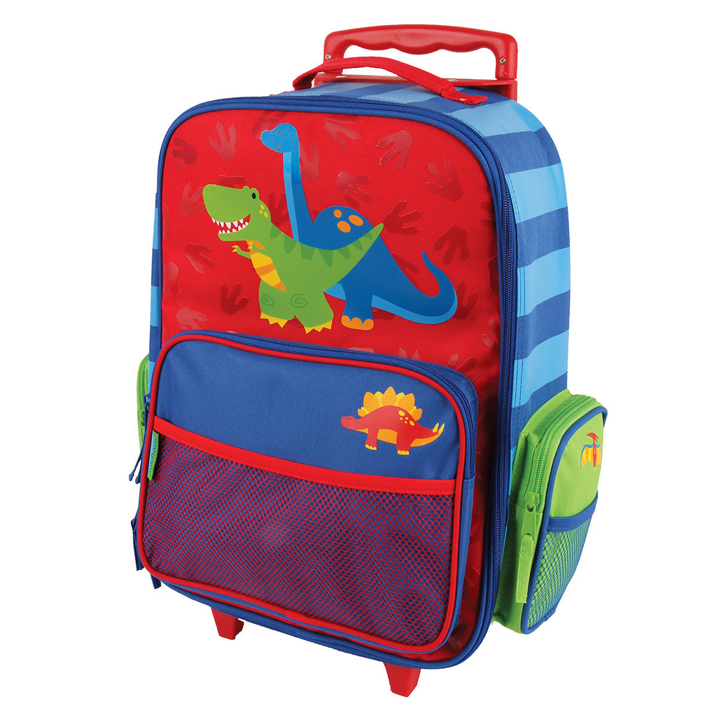 Stephen Joseph Rolling Luggage Red Dino