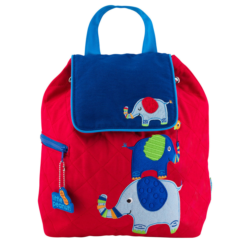 Stephen Joseph Quilted Backpack Elephant