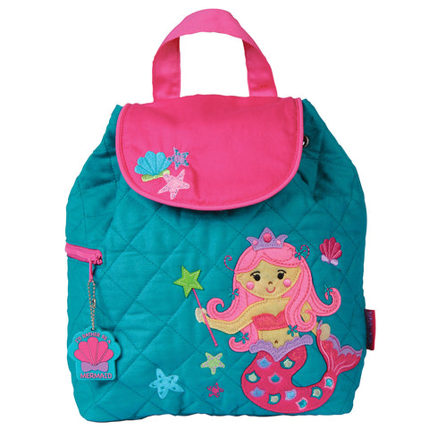 Stephen Joseph Quilted Backpack Mermaid