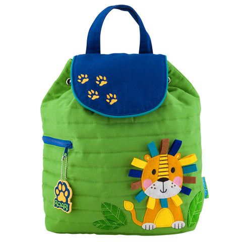 Stephen Joseph Quilted Backpack Lion