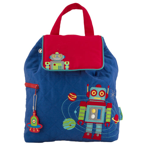 Stephen Joseph Quilted Backpack Robot