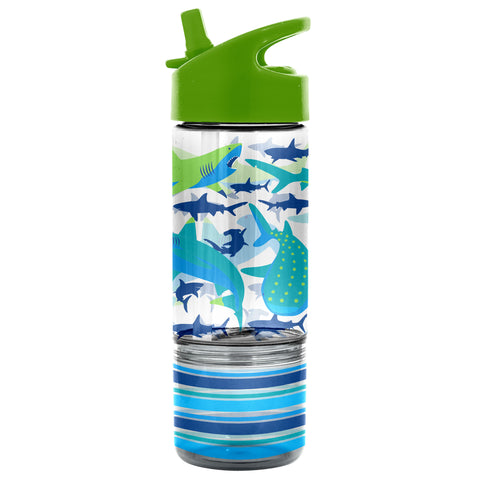 Stephen Joseph Sip and Snack Flip Top Bottle Shark