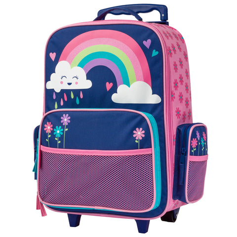 Stephen Joseph Rolling Luggage Rainbow