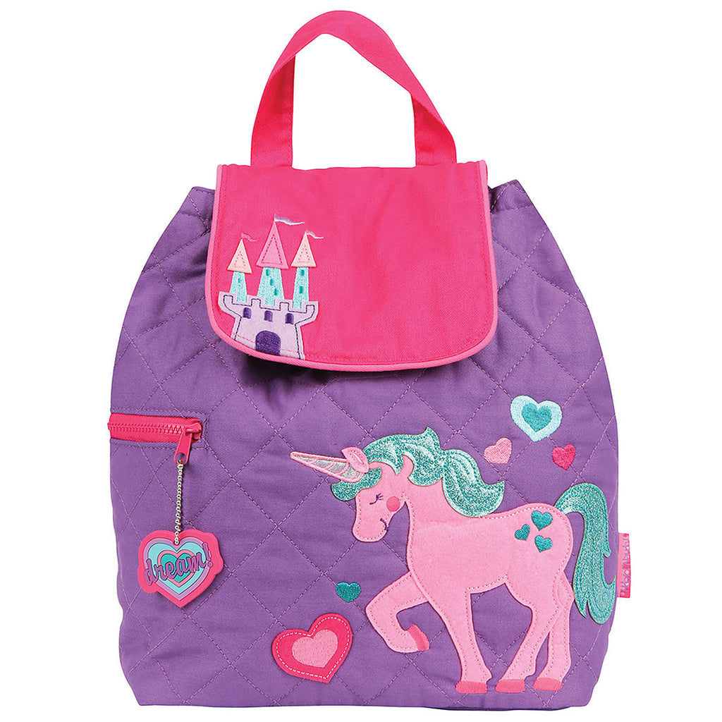 Stephen Joseph Quilted Backpack Unicorn