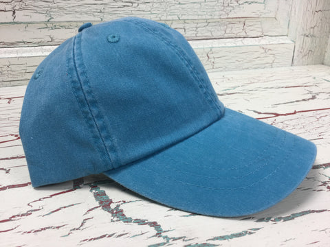 Adams Optimum Pigment Dyed Cap Caribbean Blue