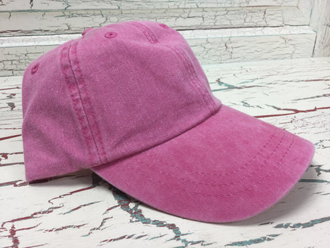 Adams Optimum Pigment Dyed Cap Hot Pink